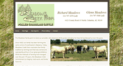 Desktop Screenshot of meadowscreekfarm.com