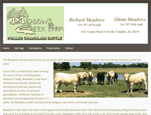 Tablet Screenshot of meadowscreekfarm.com